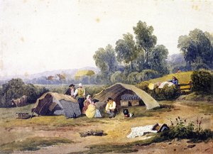 Gipsies On Dulwich Common — David Cox