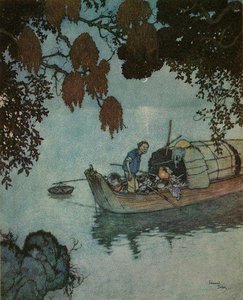 The Fisherman — Edmund Dulac, Art Nouveau