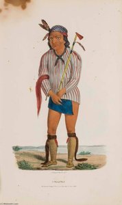 A Sioux Chief, From The Aboriginal Portfolio — James Otto Lewis