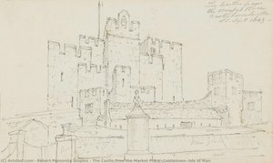 The Castle From The Market Place, Castletown, Isle Of Man — Robert Ponsonby Staples
