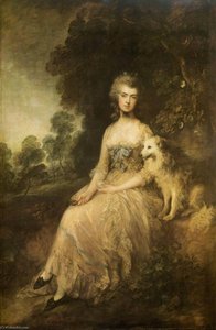 Mrs. Mary Robinson ( Perdita ) — Thomas Gainsborough, Romantic Landscape