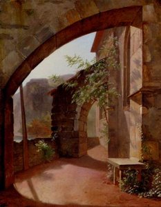 A View Along The Italian Coastli — Charles Emile Hippolyte Lecomte Vernet