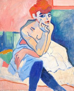 Woman In A Chemise — André Derain, Fauvism