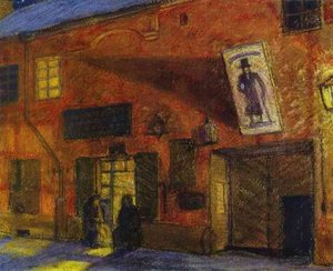 Vilna. Nocturnal Scene — Mstislav Dobuzhinsky