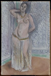 Odalisque In Blue Or White Slave — Henri Matisse