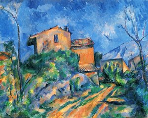Maison Maria With A View Of Chateau Noir — Paul Cézanne, Post-impressionist
