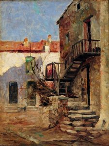 Houses in Piana, Corsica