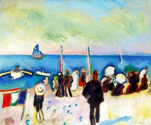 The Beach Of Sainte-adresse 1 — Raoul Dufy