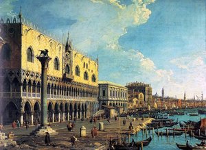 Riva Degli Schiavoni - Looking East — Canaletto