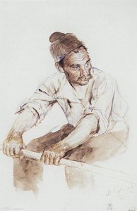 Cossack-rower — Vasily Ivanovich Surikov