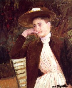 Celeste In A Brown Hat — Mary Stevenson Cassatt