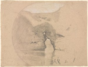 Sorente, Baths Of Queen Jeanne — Henri-joseph Harpignies