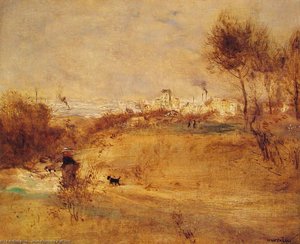 The Afternoon Walk — Jean-françois Raffaelli