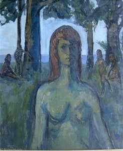 Bathers By The Sea