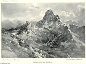 Deutsch Schlenkerspitze Vom Muttekopf — Edward Theodore Compton