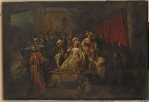 Les Comédiens Ambulants — Francois Auguste Biard