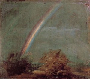 Landscape With A Double Rainbow — John Constable