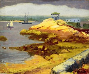 Foggy Bank, Rocky Neck — John French Sloan