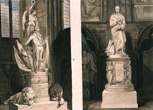 Memorials To Captain Montague In The West Entrance