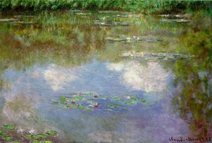 Water Lilies (the Clouds), Priv — Claude Monet
