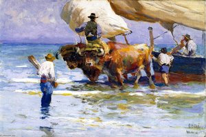 Waiting To Brace The Boat — Mathias Joseph Alten