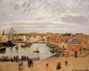The Port Of Dieppe — Camille Pissarro