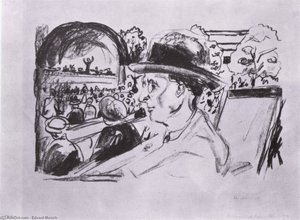 The Composer Delius In Wiesbaden — Edvard Munch