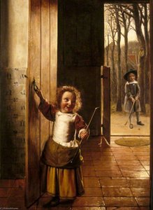 The Little Golf Players — Pieter De Hooch