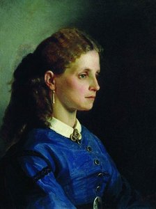 Portrait Of Yanitskaya — Ilya Yefimovich Repin