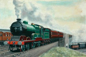 Great Central Railway 4–4–0 Locomotive No.434 'the Earl Of Kerry' — Cuthbert Hamilton Ellis