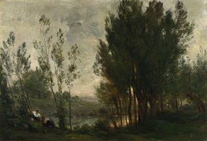 Willows — Charles-françois Daubigny