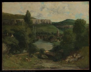 View Of Ornans — Gustave Courbet