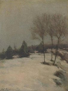 Snow Scene, Evening — Elliott Daingerfield