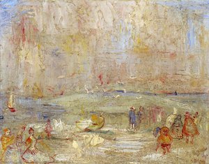 Carnaval Sur La Plage 1 — James Ensor, Expressionist Surrealism