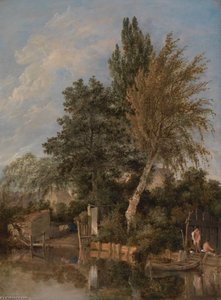 Boys Bathing On The River Wensum, Norwich — John Crome, Romanticism