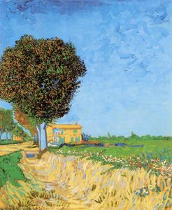 A Lane Near Arles — Vincent Willem Van Gogh, Post-impressionism