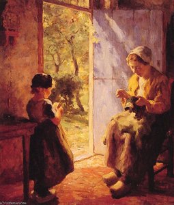 The sewing lesson