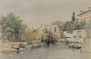 Cordoba. Moorish mills over the Guadalquivir