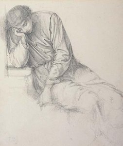 Study For Chaucer's Dream Of Good Women — Edward Coley Burne-jones