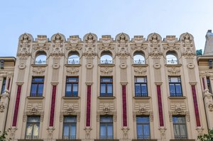 Apartment Building At 2a Alberta Iela In Riga, Latvia — Mikhail Osipovich Eisenstein