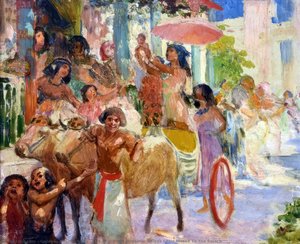 The Pharaoh's Daughter Brings Little Moses To The Palace — Georges Antoine Rochegrosse