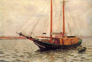 Lumber Boat — Thomas P Anshutz