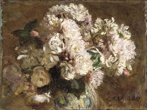 Flowers In A Vase — Sir George Clausen