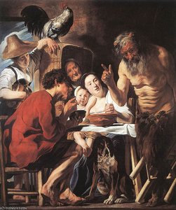 Satyr And Peasant — Jacob Jordaens