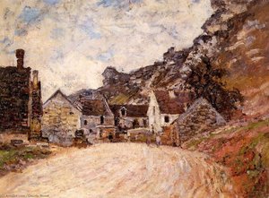 The Hamlet Of Chantemesie At The Foot Of The Rock — Claude Monet