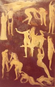 Against Darkness, (painting) — Arthur B. Davies, Symbolism