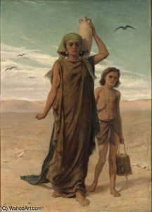 Hagar And Ishmael — Frederick Goodall