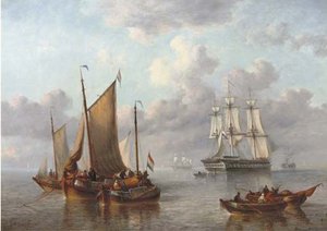 Shipping On A Calm Sea