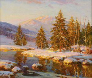 Winter Sunset — Constantin Westchiloff