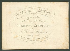 Sonata for piano (C sharp minor) op.27 (